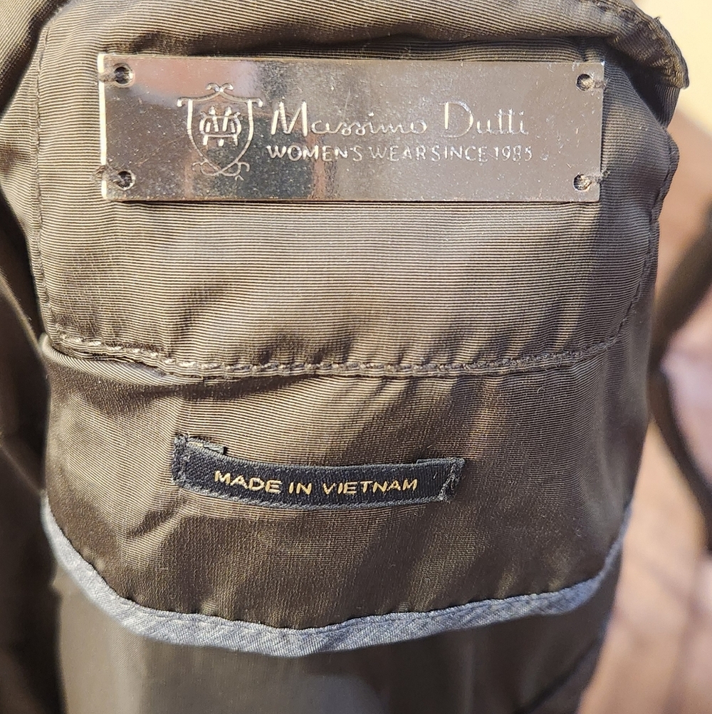 Massimo Dutti Quilted Jacket – Brown/Dark Olive – Size S - Picture 12 of 13